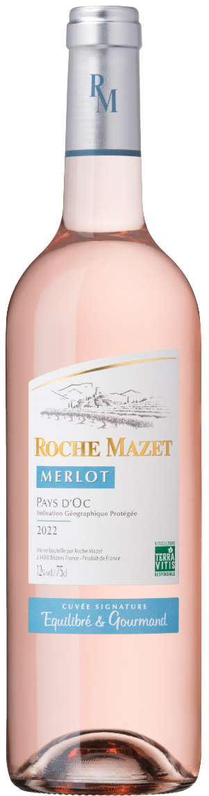 bouteille merlot rose